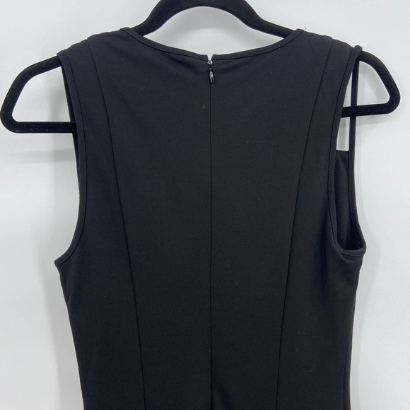 ALI & JAY Black Bodycon Strappy Shoulder Sleeveless Knee Length Dress Size Small - Picture 4 of 5